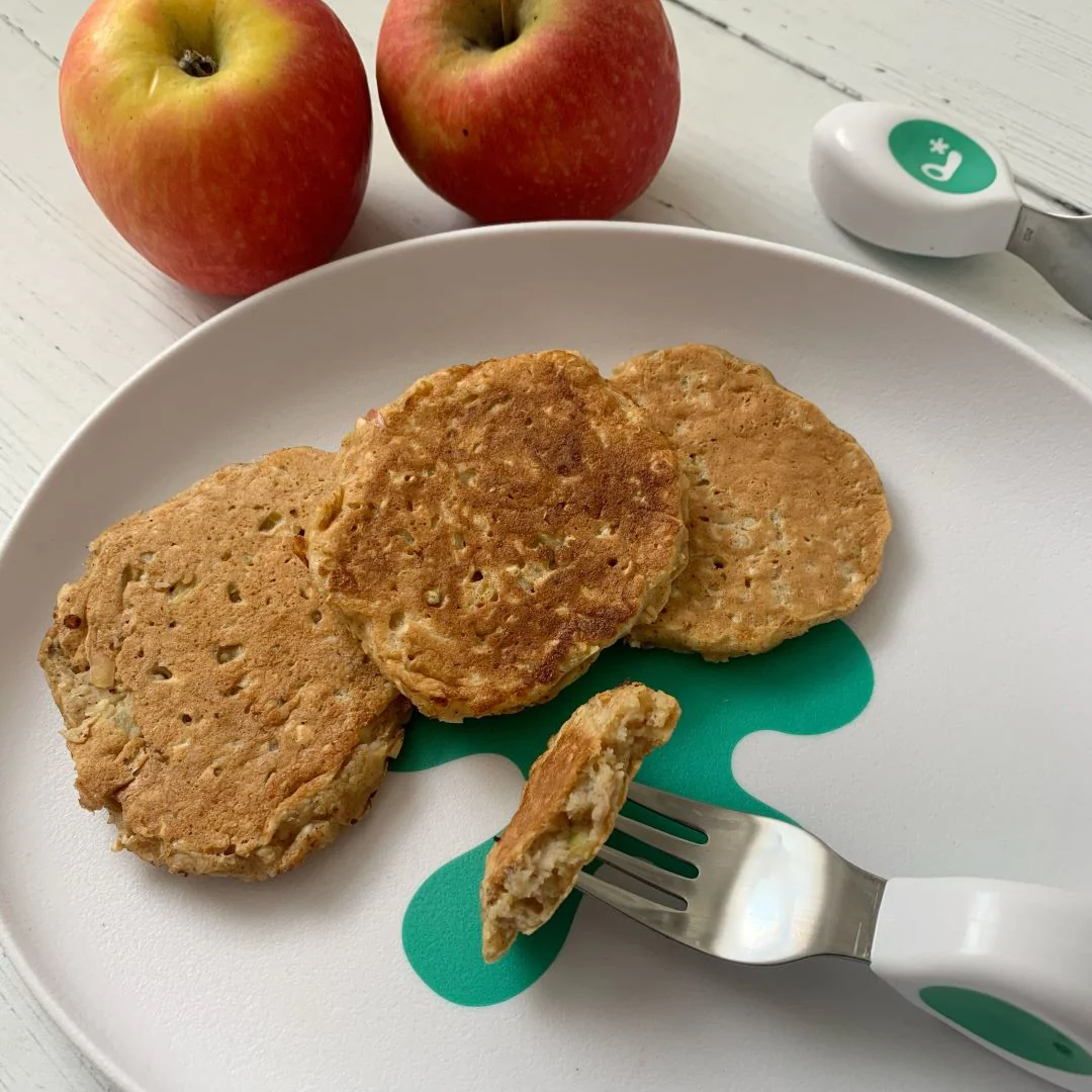 Apple Oat Pancakes