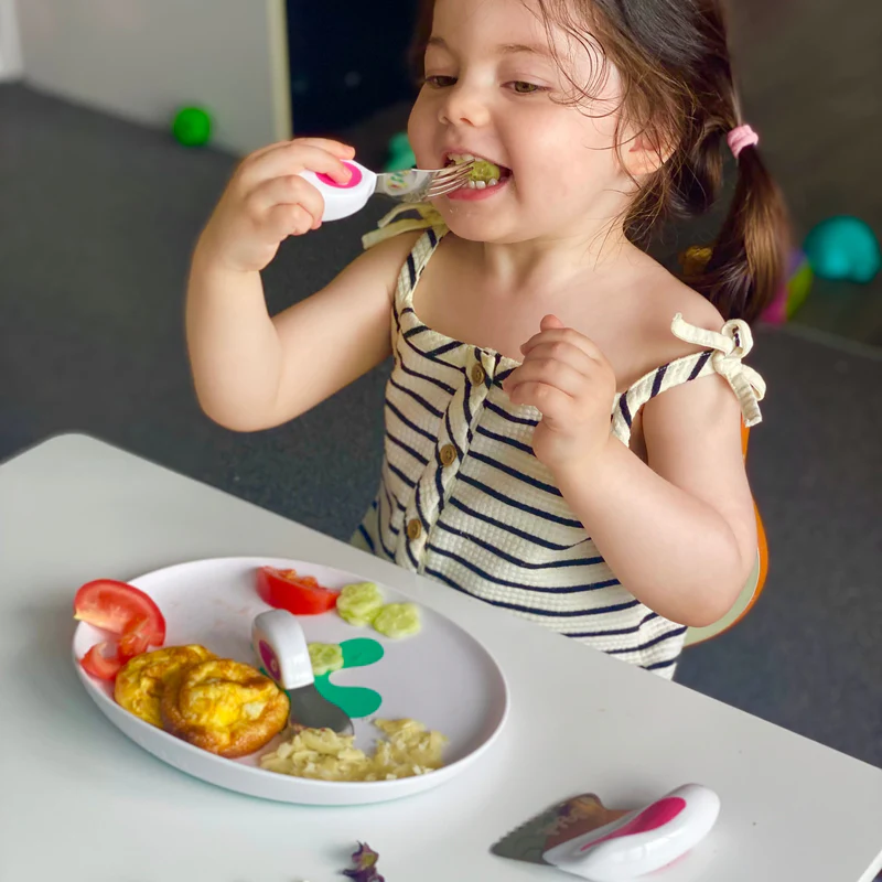 doddl 幼儿勺子和叉子餐具套装